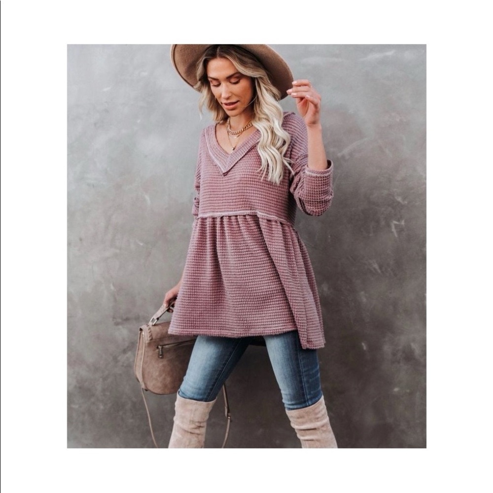 VICI Thermal V-Next Peplum Top